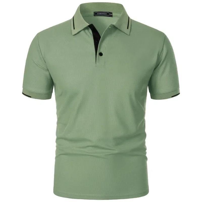 Herren Poloshirt POLO Shirt T-Shirt Kurzarm Zipper Hemd Fashion Polohemd NEU