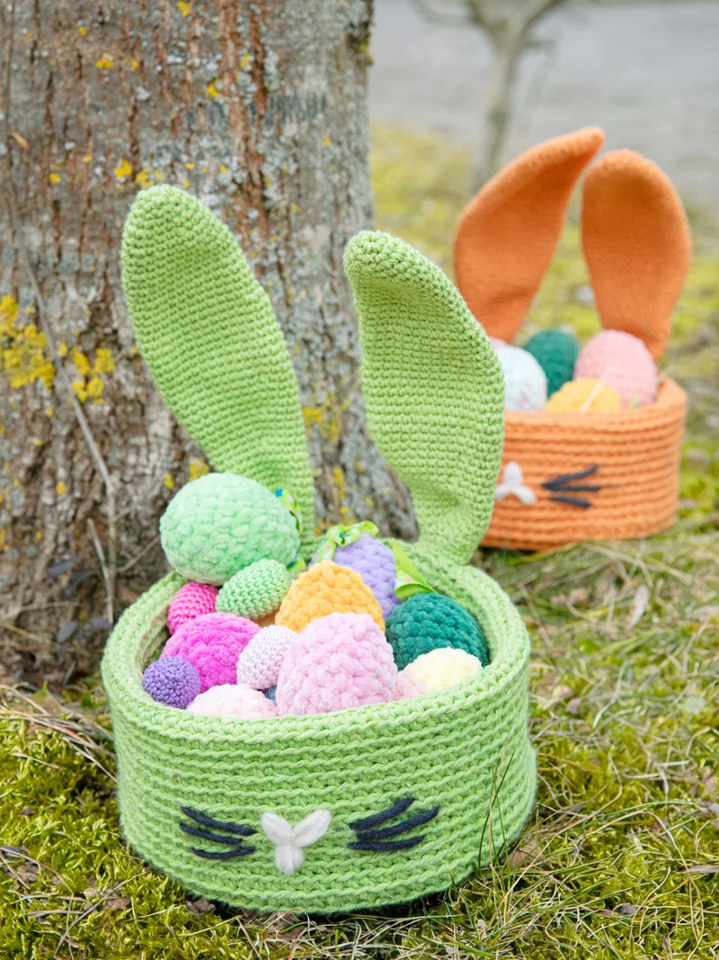 Anleitung Osterhasenkörbchen