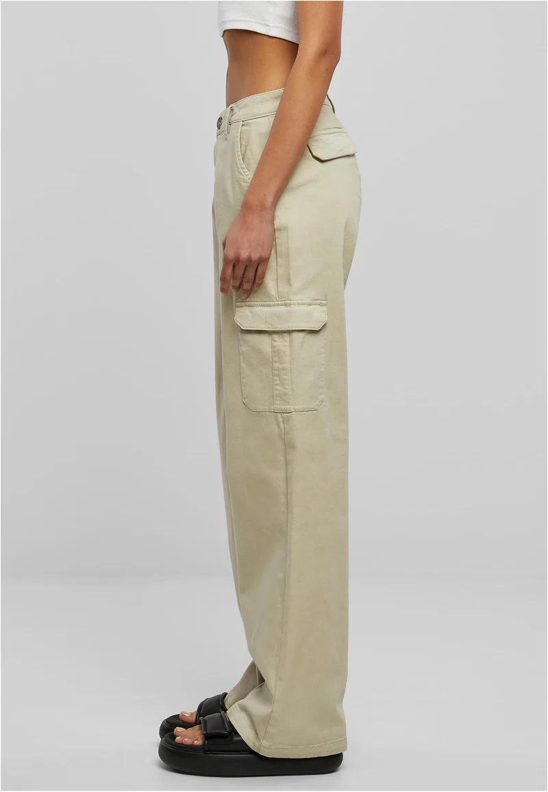 UC High Waist Straight Denim Cargo Pants