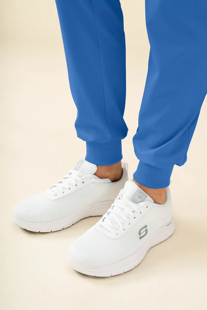KAERE Hose Herren - Saumbündchen Kurzgr. mit Beintaschen blau