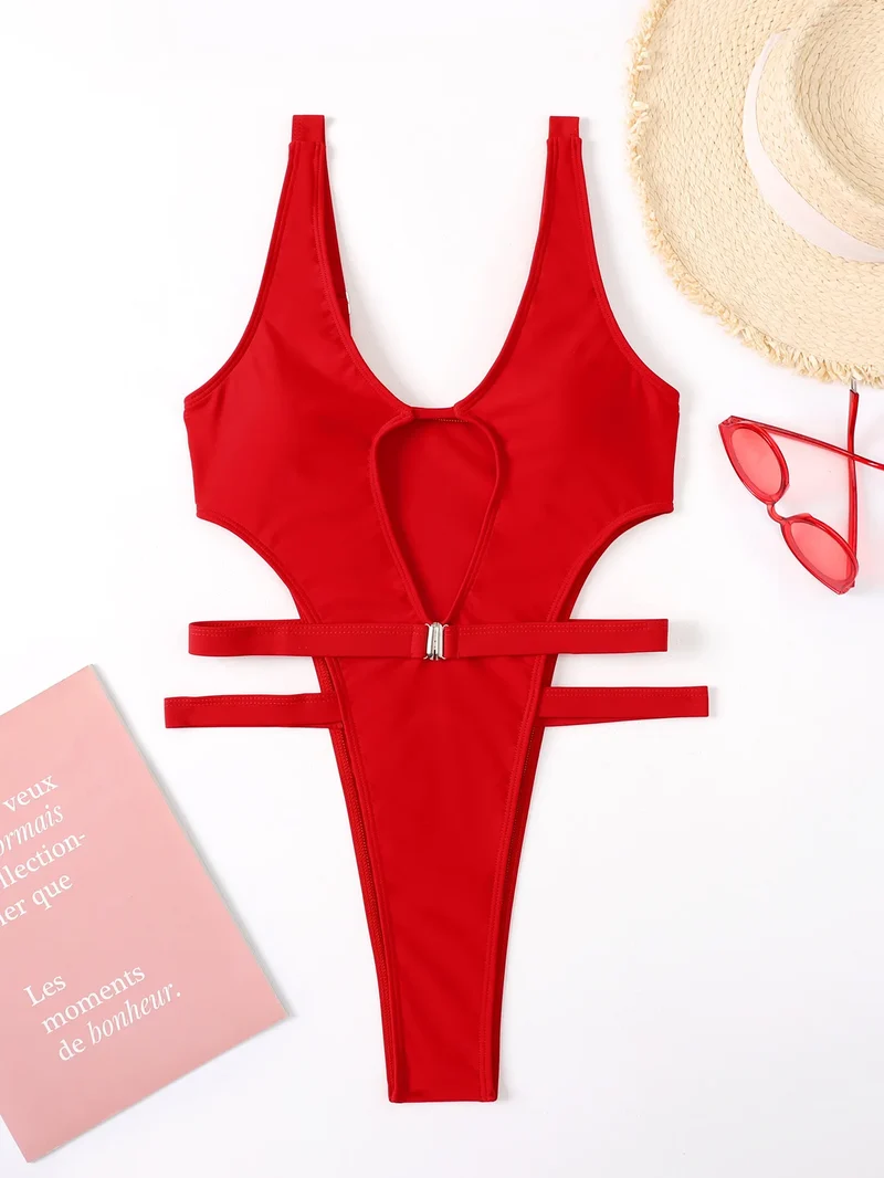 Frauen Bademode High Cut Bikini Set Sexy Push Up Badeanzug Damen Tanga Swimwear