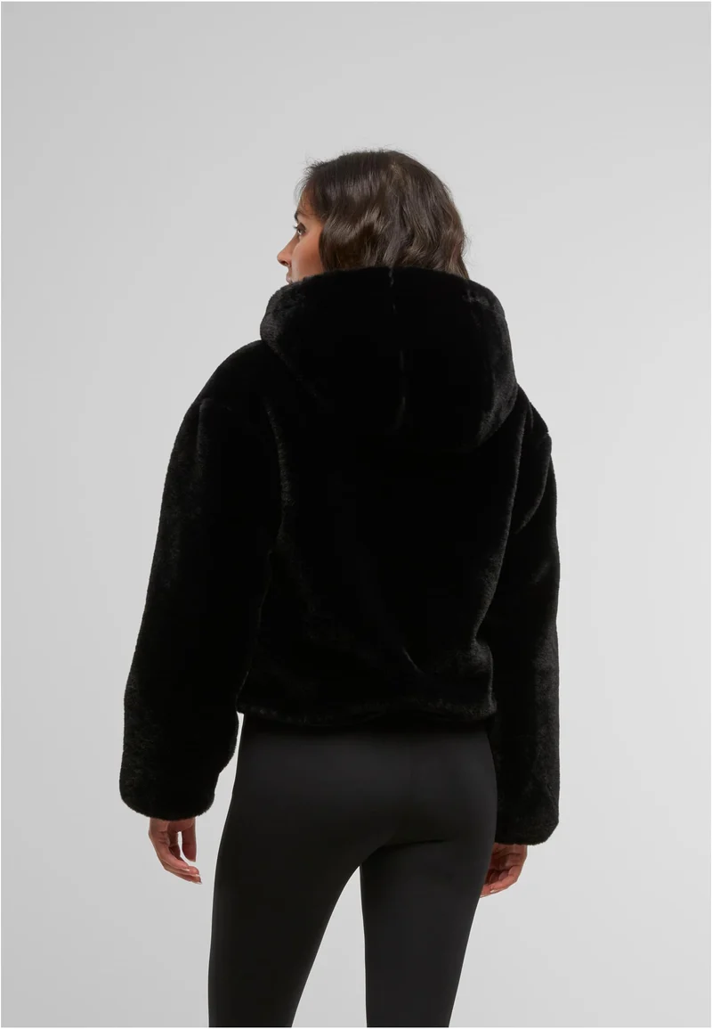 UC Full Zip Faux Fur Hoodie