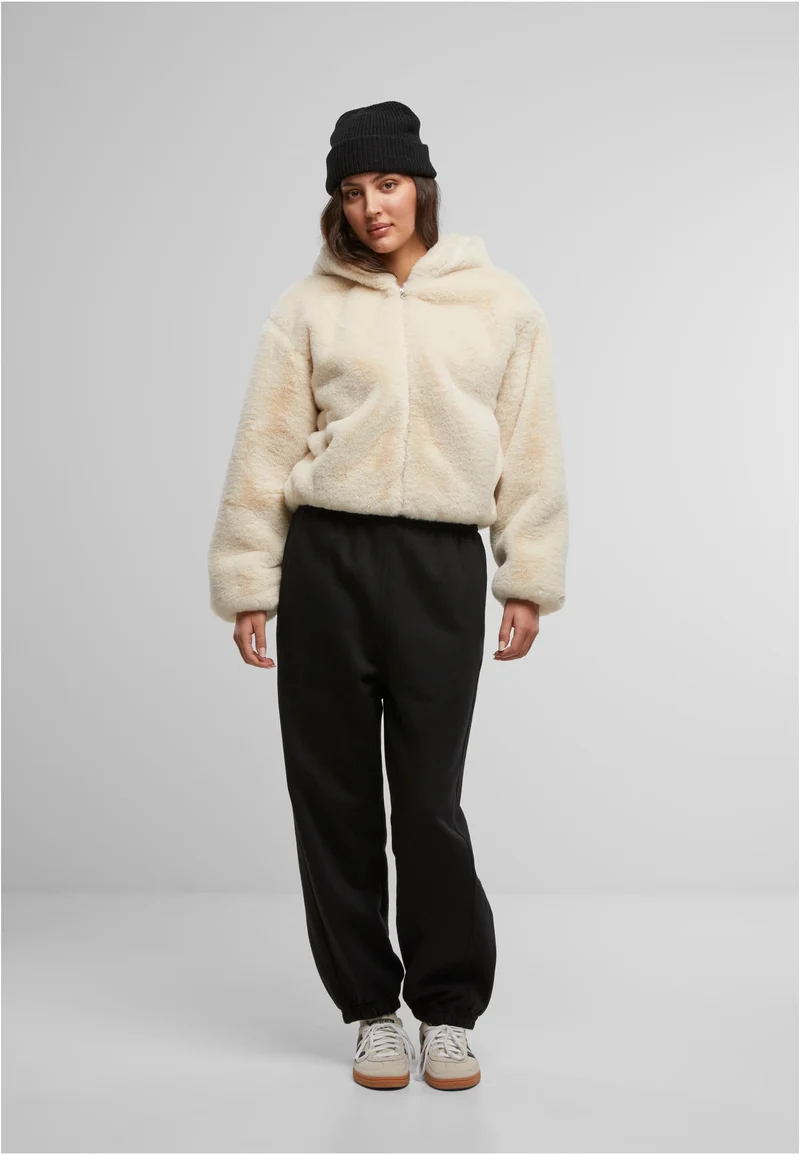 UC Full Zip Faux Fur Hoodie