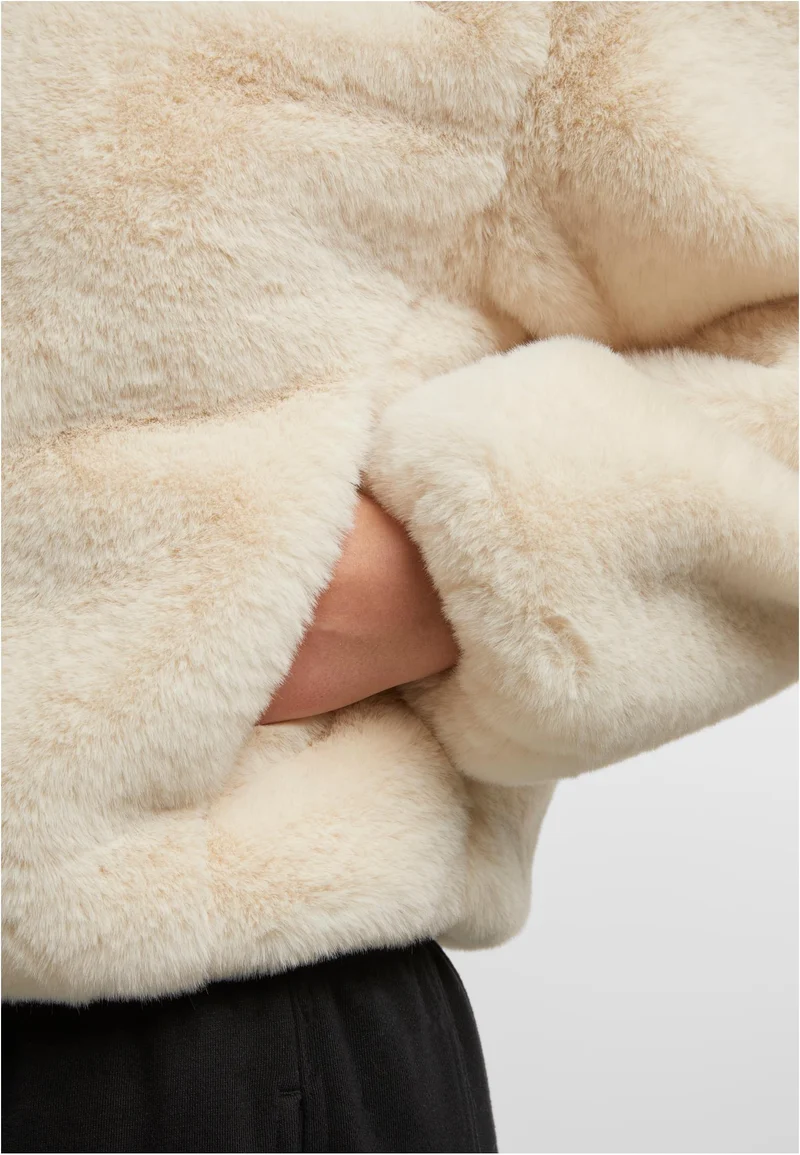 UC Full Zip Faux Fur Hoodie
