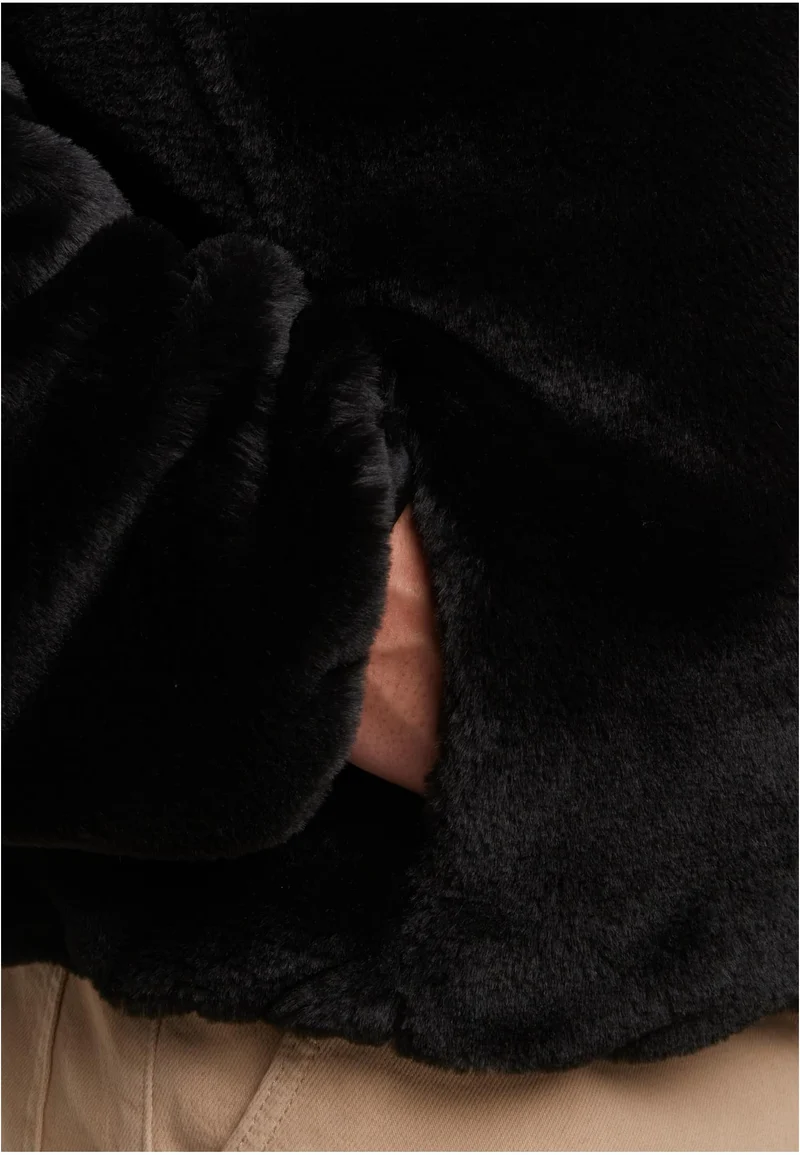 UC Full Zip Faux Fur Hoodie