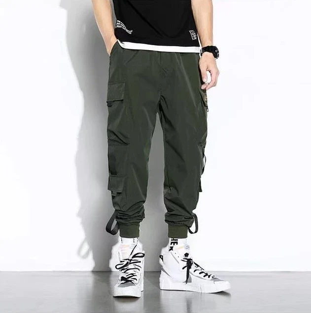 Herren Sporthose Hose Trainingshose Jogger Fitness Slim Fit Cargo Streetwear