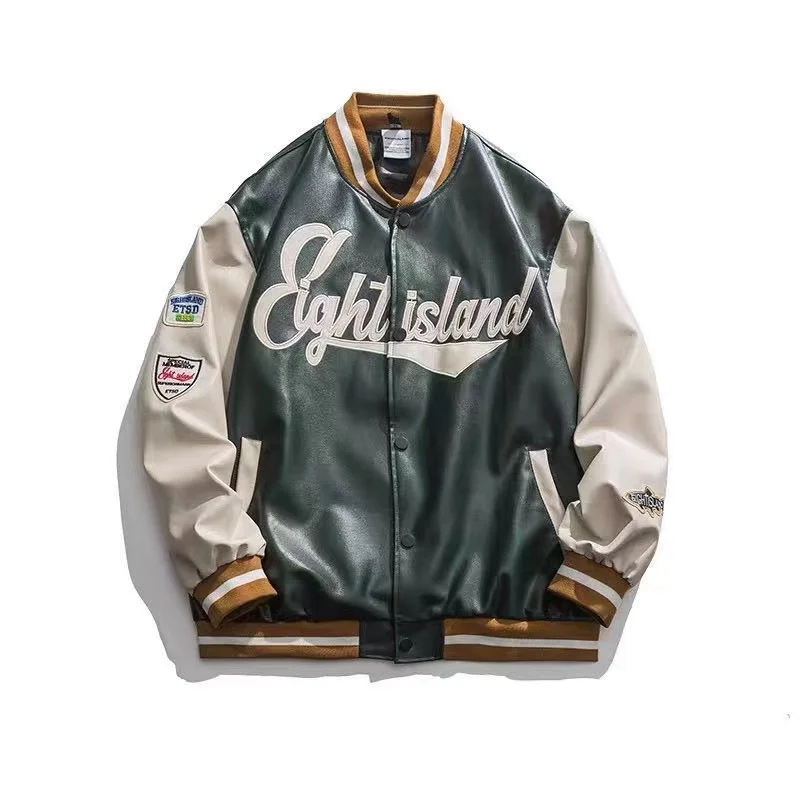 Herren Baseballjacke Bomberjacke Jacke Unisex Fliegerjacke Collegejacke College