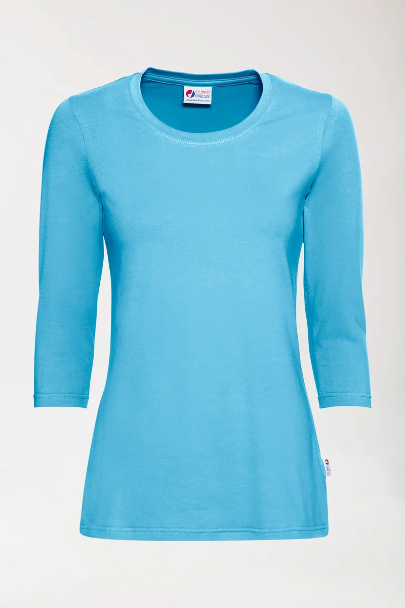 CORE Shirt Damen - 3/4 Arm türkis