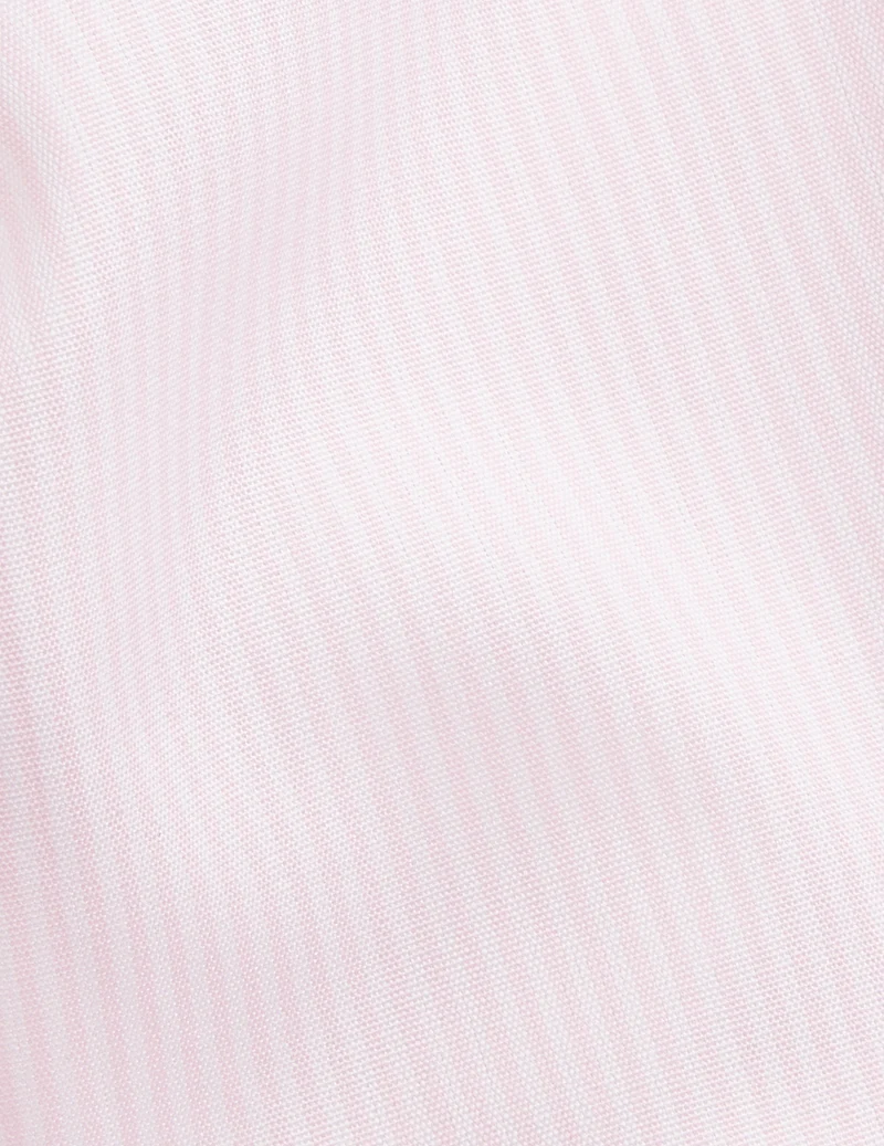 Chemise Semi-ajustée rayée rose