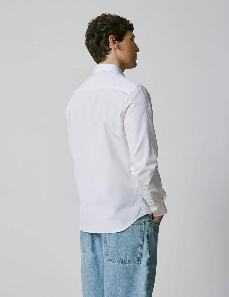 Chemise mixte "Je t'aime" blanche