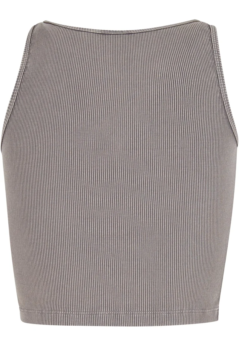 UC Washed Rib Jersey Cropped Top
