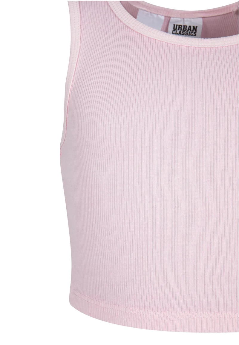 UC Girls Washed Rib Jersey Cropped Shirt
