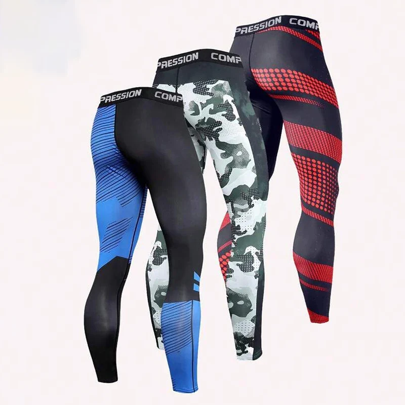 Herren Leggings Sporthose Jogginghose Trainingshose Lauf Hose Kompressionshose