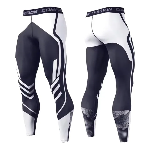 Herren Leggings Sporthose Jogginghose Trainingshose Lauf Hose Kompressionshose