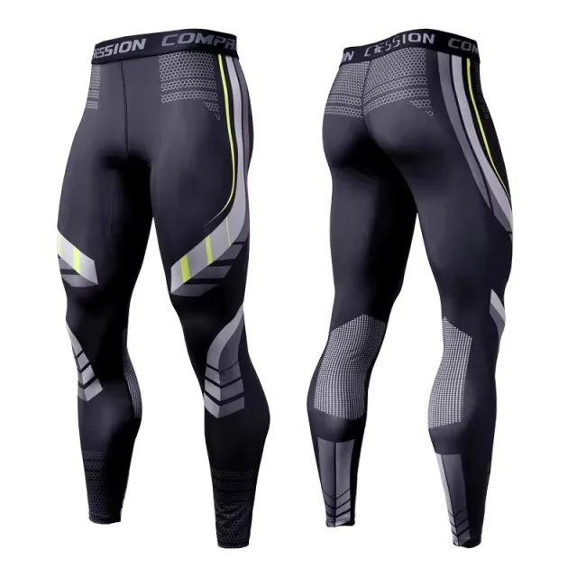 Herren Leggings Sporthose Jogginghose Trainingshose Lauf Hose Kompressionshose