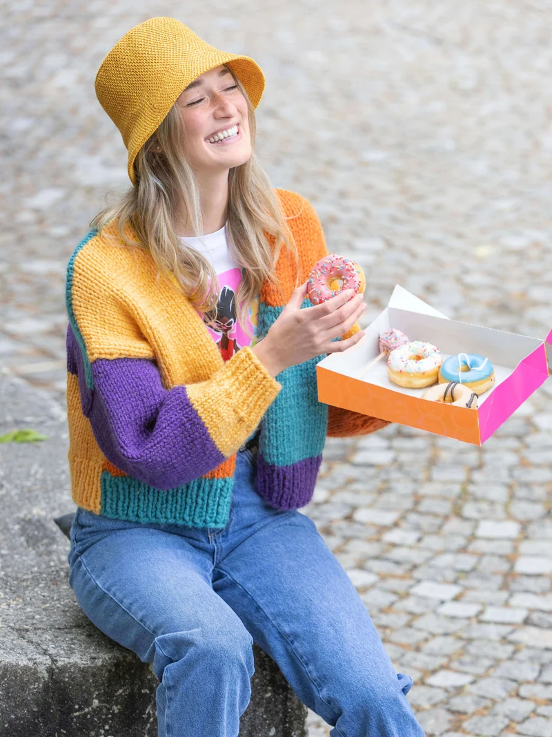 Anleitung Chunky-Knit Cardigan