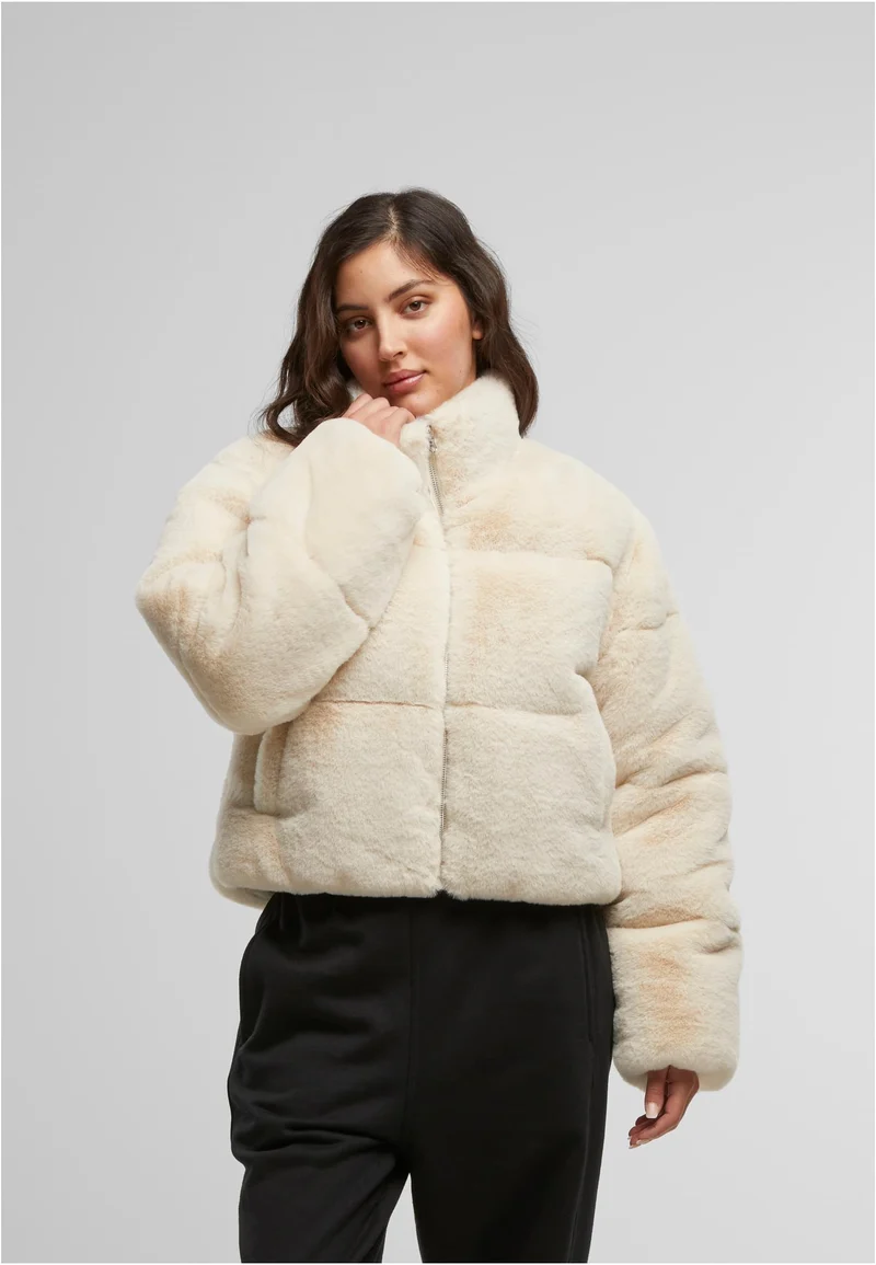 UC Short Faux Fur Puffer Jacket