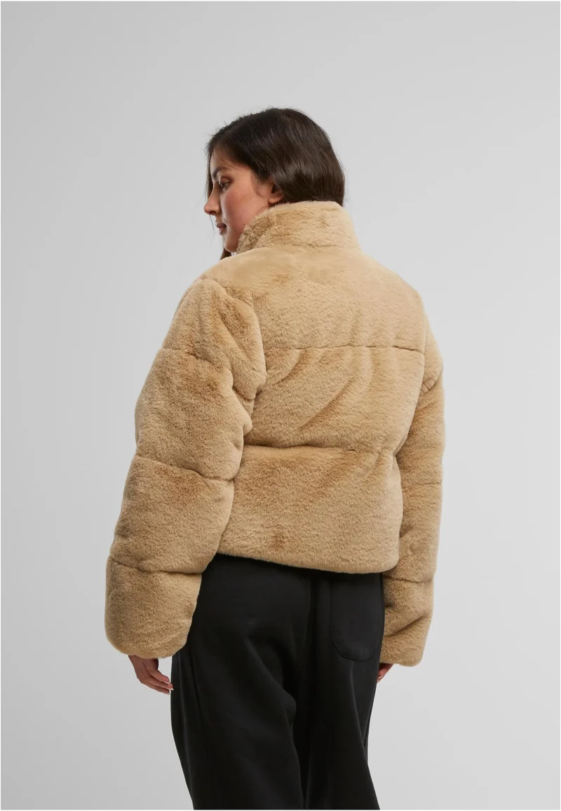 UC Short Faux Fur Puffer Jacket