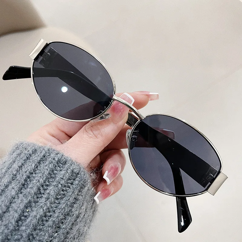 Damen Sonnenbrille Designer Luxus Brille Hexagon Gläser Vintage Piloten-Brille