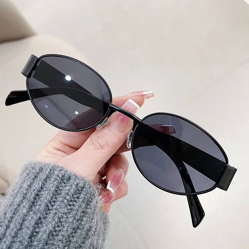Damen Sonnenbrille Designer Luxus Brille Hexagon Gläser Vintage Piloten-Brille