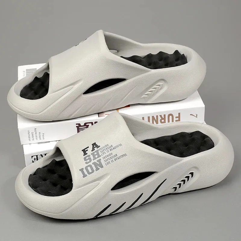 Badelatschen Hausschuhe Flip Flops Frauen Herren Sandalen Weiche Sohle Größe 47