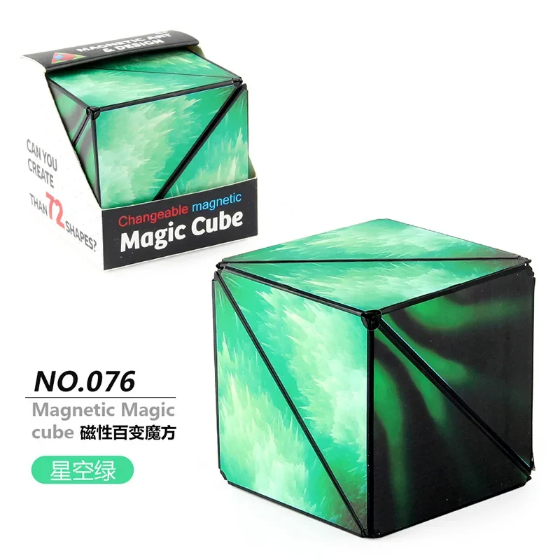 Zauberwürfel Anti Stress Spielzeug magnetischer 3D Drehwürfel Magischer Würfel