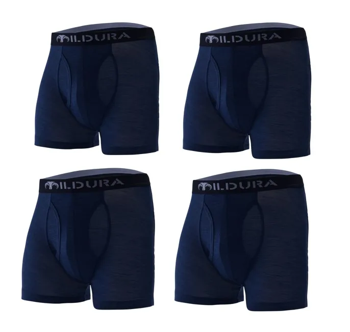 1/4er Pack Herren Boxershorts Unterhosen Basic Unterwäsche Boxer Shorts 3XL NEU