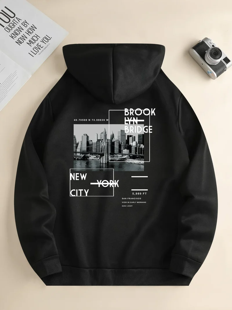 Herren Kapuzenpullover Sweatjacke Hoodie Sweatshirt Pullover Pulli Streetwear