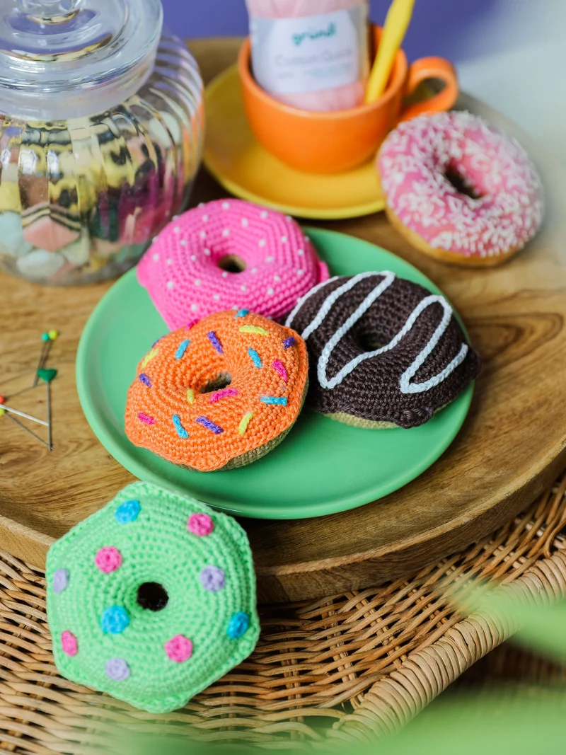Anleitung Bunte Donuts