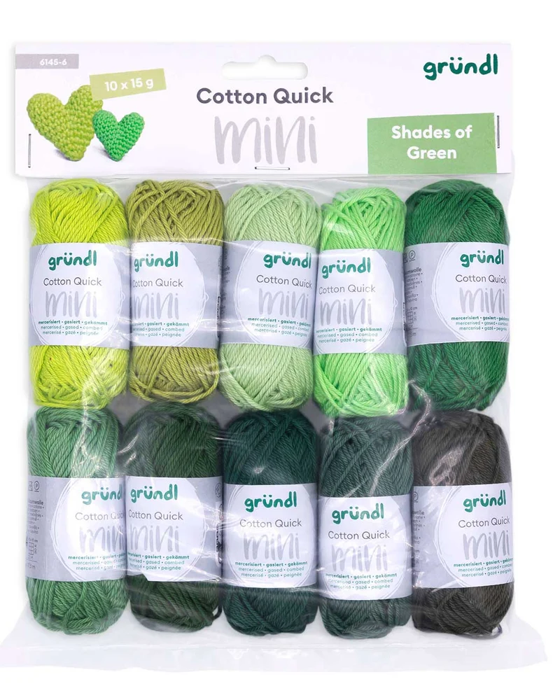 Cotton Quick Mini Shades 10 x 15 g - grün