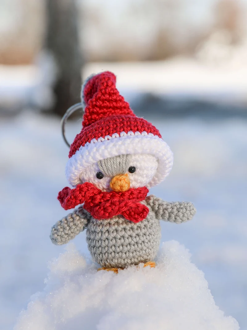 Anleitung Kleiner Weihnachtspinguin