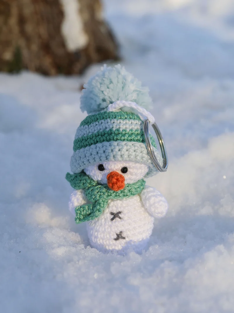 Anleitung Kleiner Schneemann
