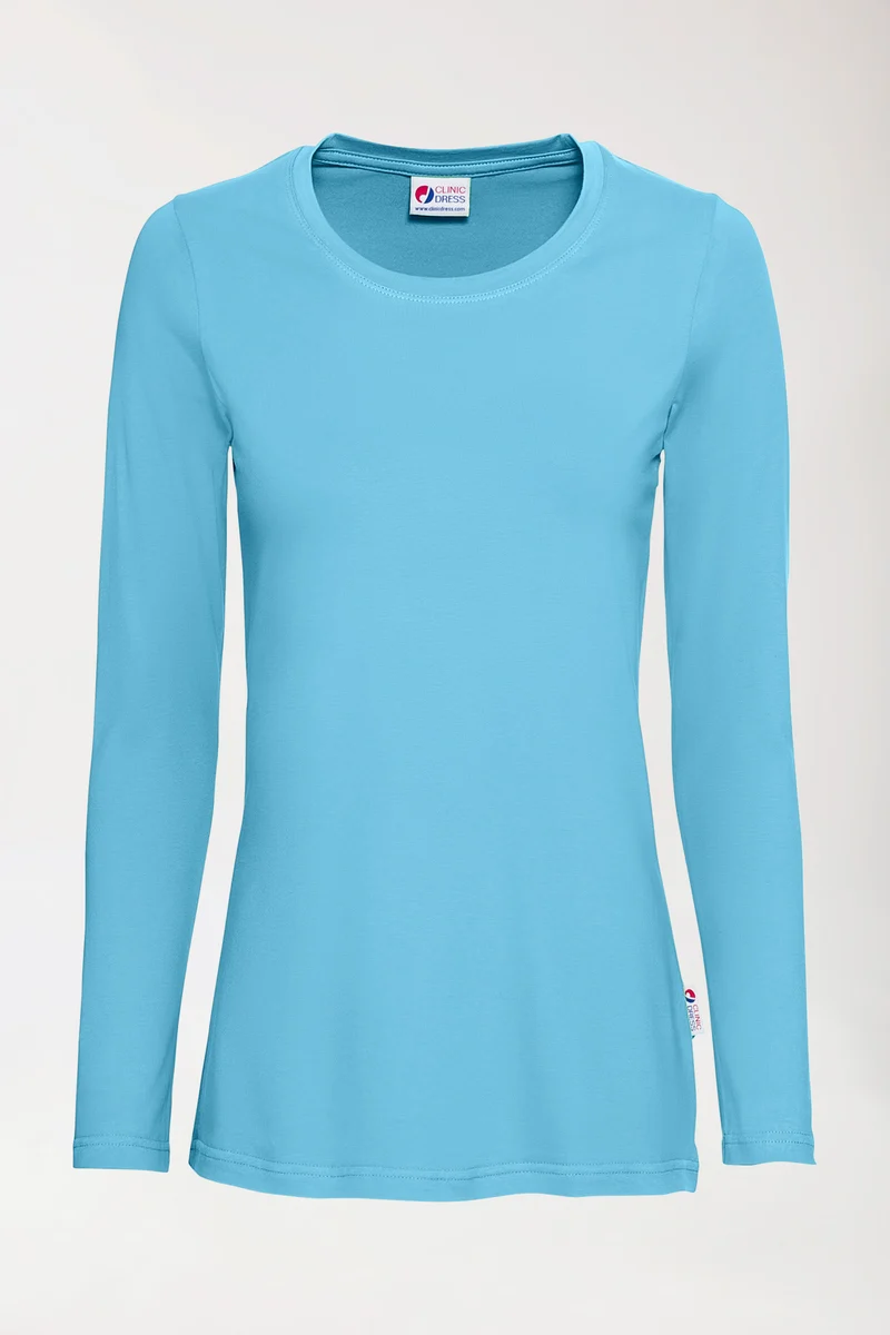 CORE Shirt Damen - 1/1 Arm türkis