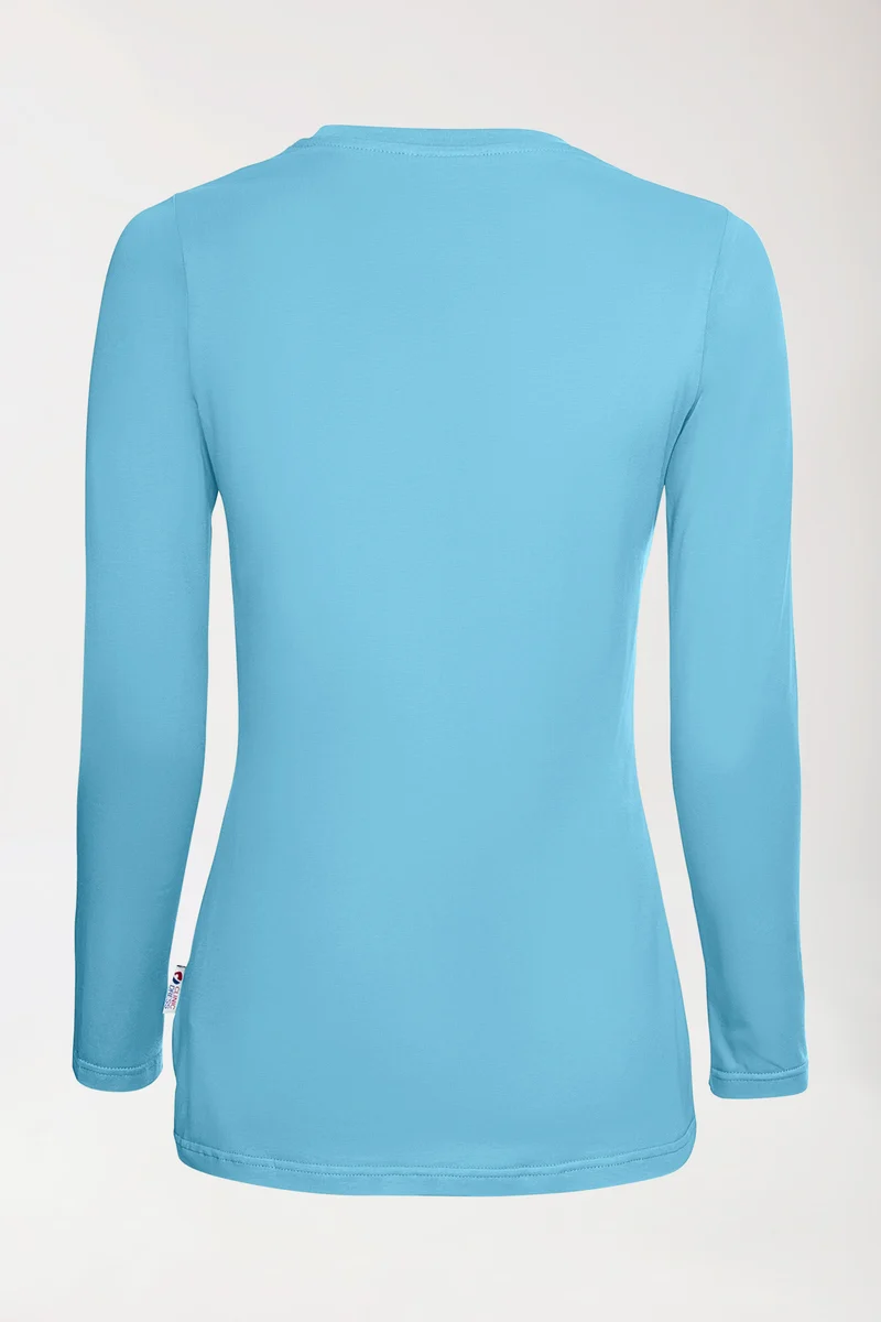 CORE Shirt Damen - 1/1 Arm türkis