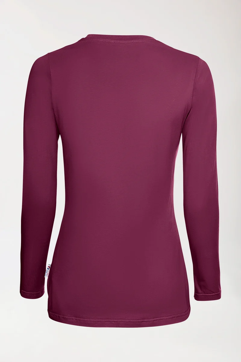 CORE Shirt Damen - 1/1 Arm berry
