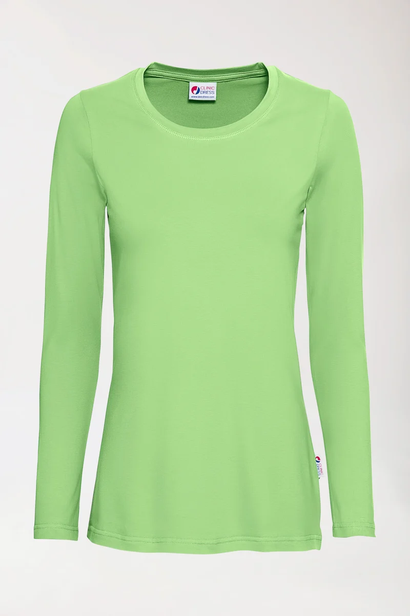 CORE Shirt Damen - 1/1 Arm apfelgrün