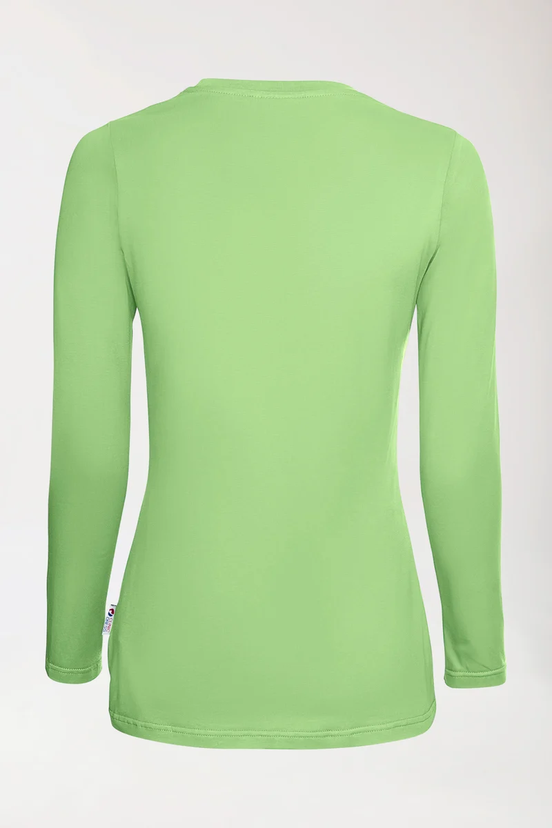 CORE Shirt Damen - 1/1 Arm apfelgrün