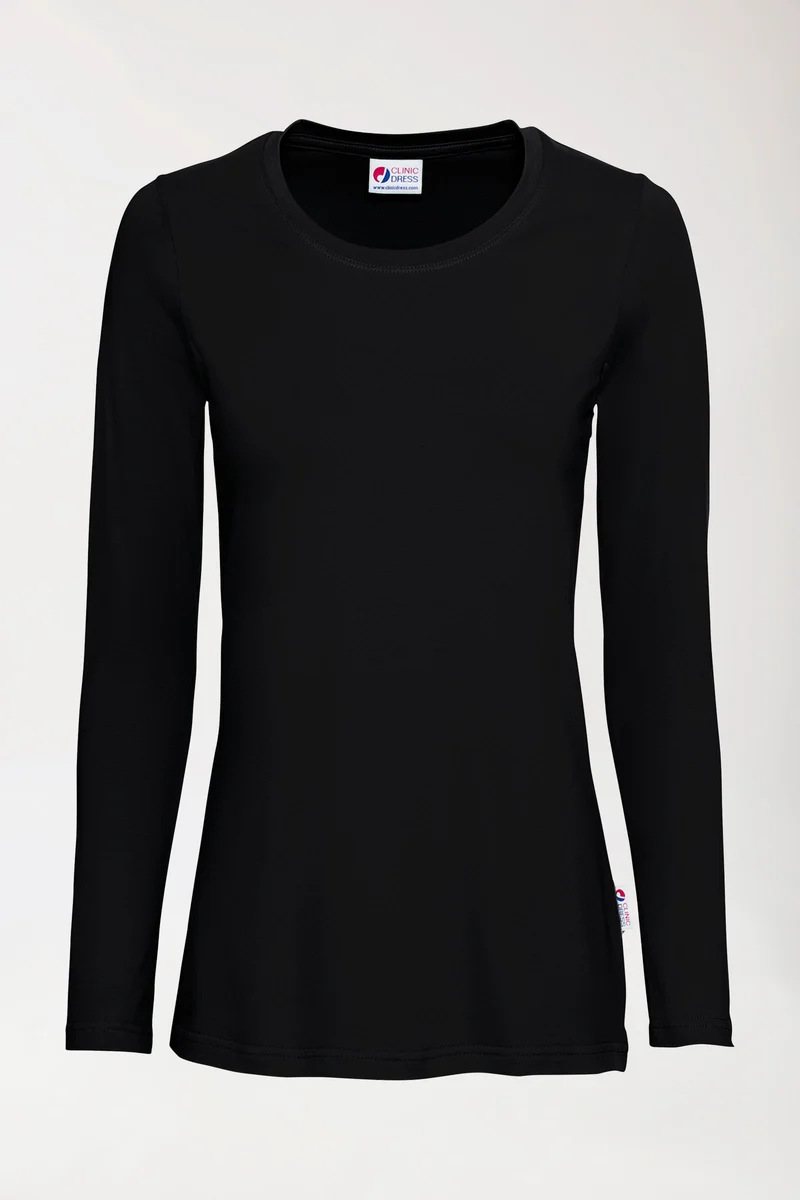 CORE Shirt Damen - 1/1 Arm schwarz