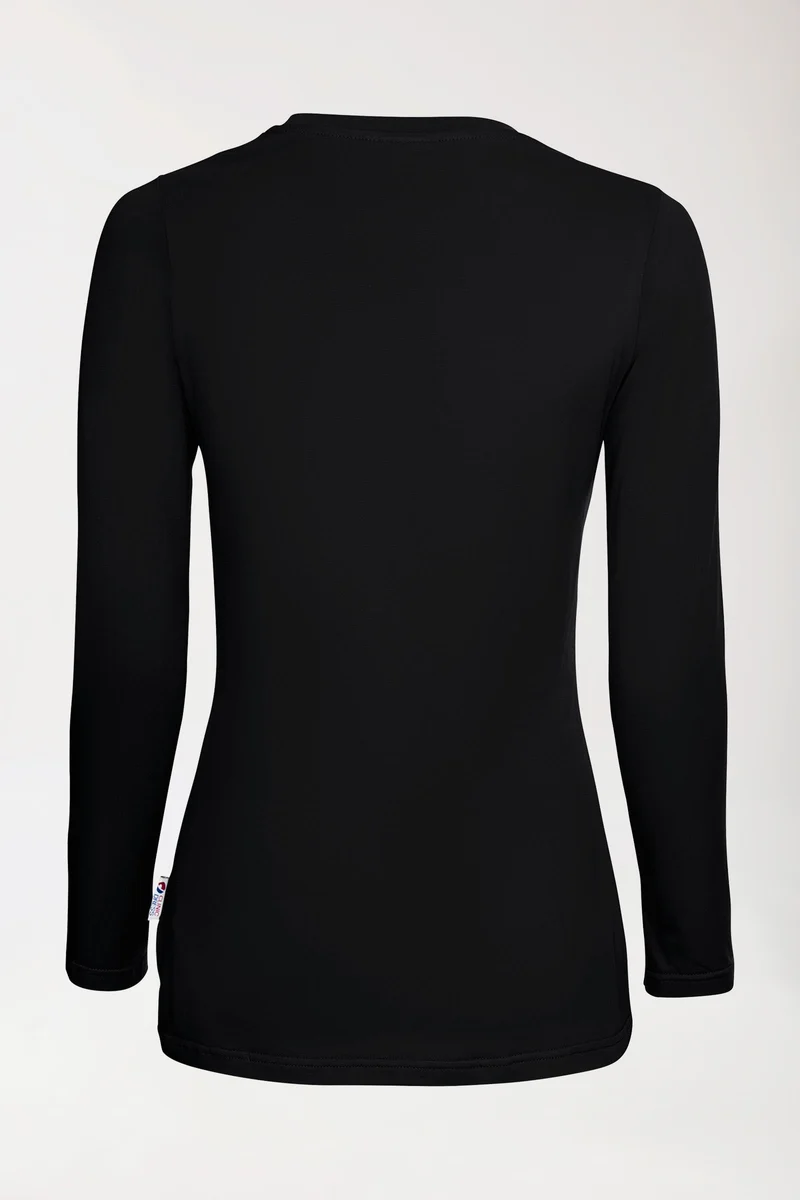 CORE Shirt Damen - 1/1 Arm schwarz