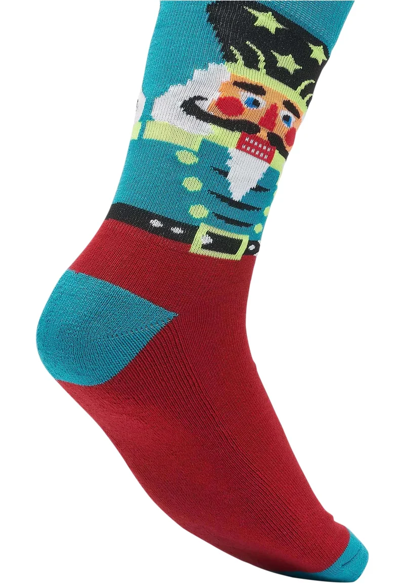 UC Christmas Nutcracker Socks 3-Pack
