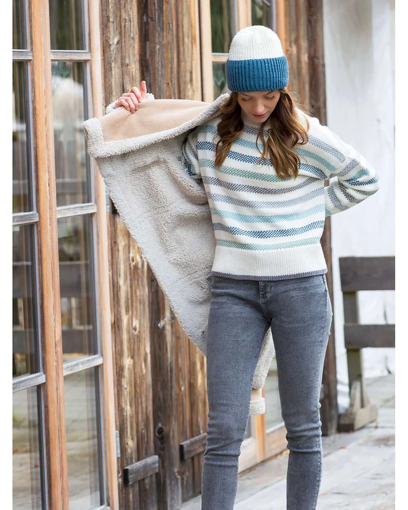 Anleitung Pulli mit Einstrickmuster