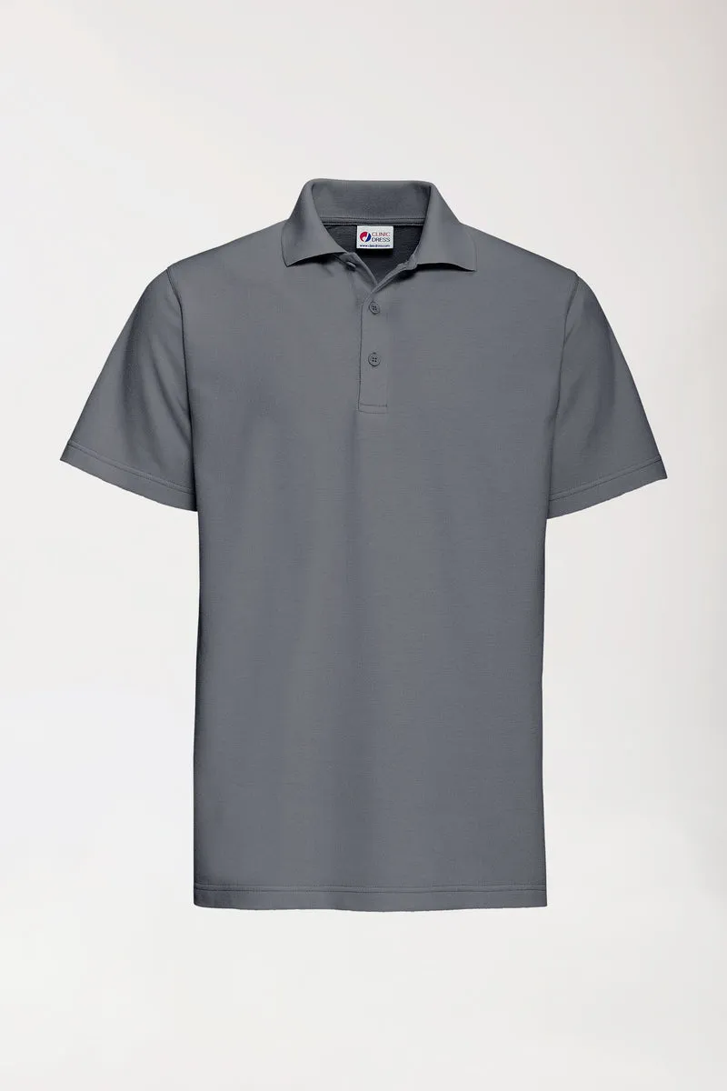 CORE Shirt Unisex - Polokragen steingrau