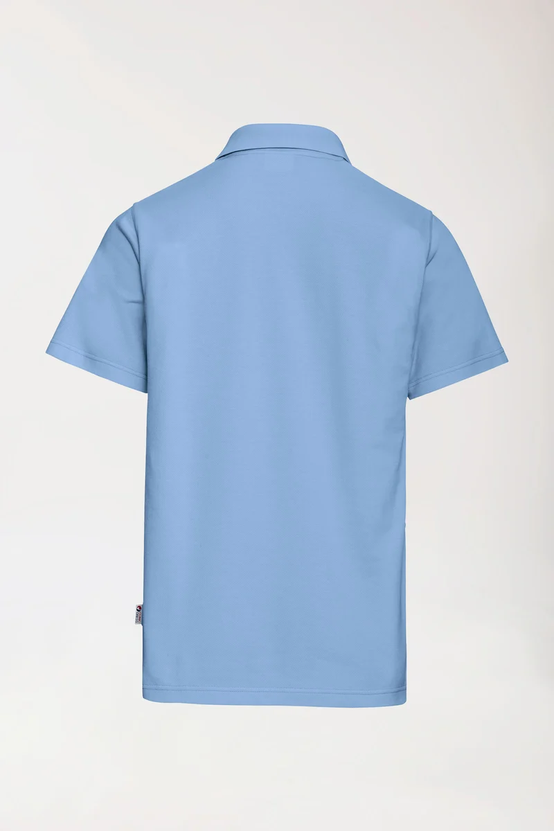 CORE Shirt Unisex - Polokragen himmelblau