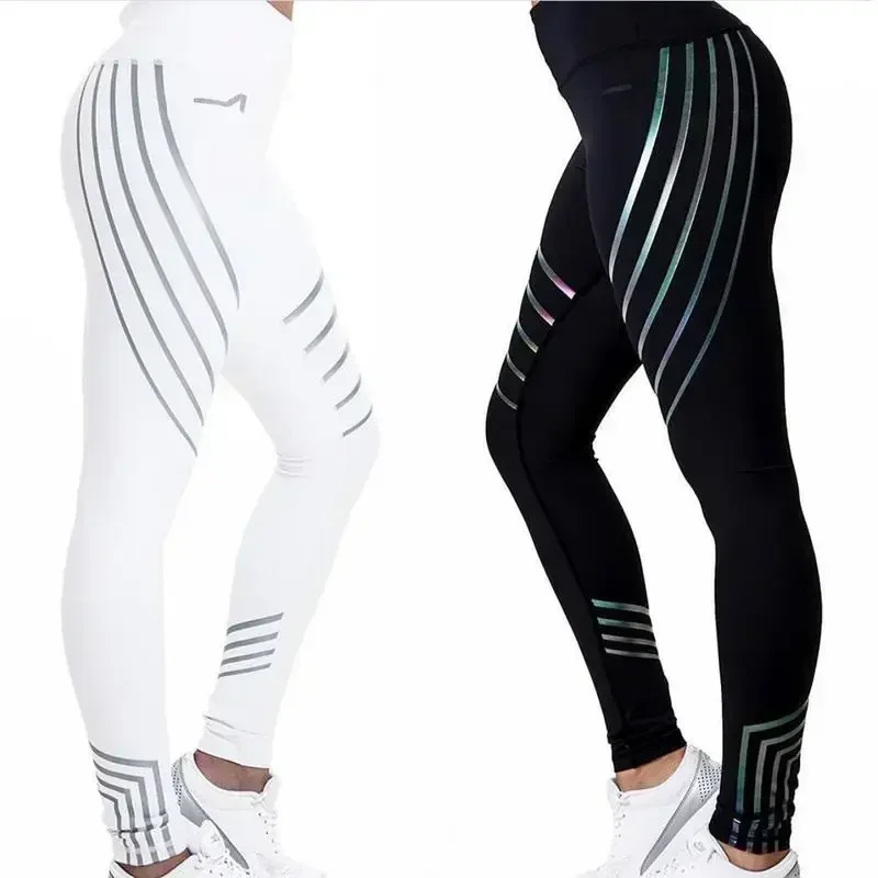 Damen Yoga Leggings Push Up Stretch Leggins Sport Hose Fitness Gym Jogginghose