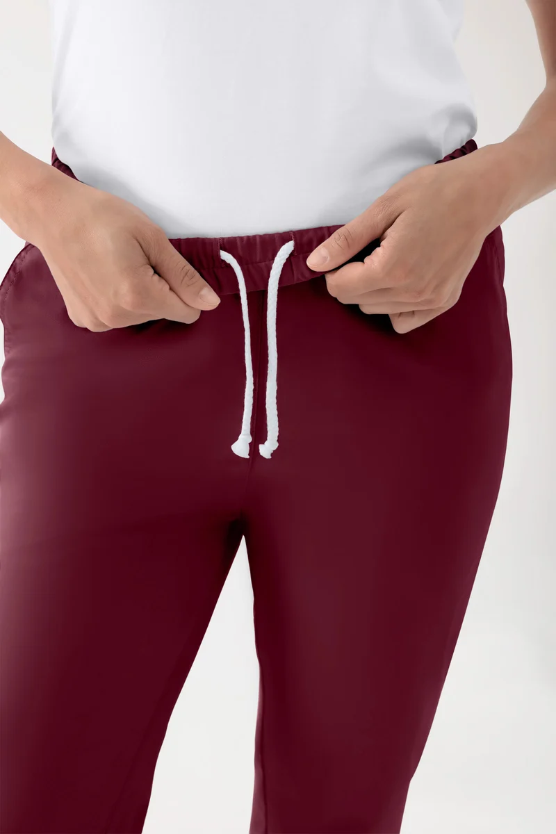 CORE Hose Unisex - hoher Bund bordeaux