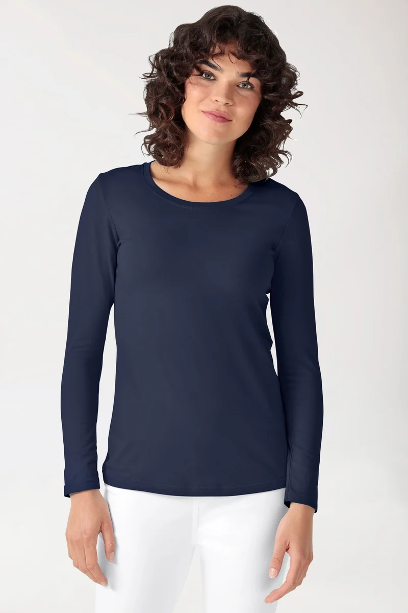 CORE Shirt Damen - 1/1 Arm navy