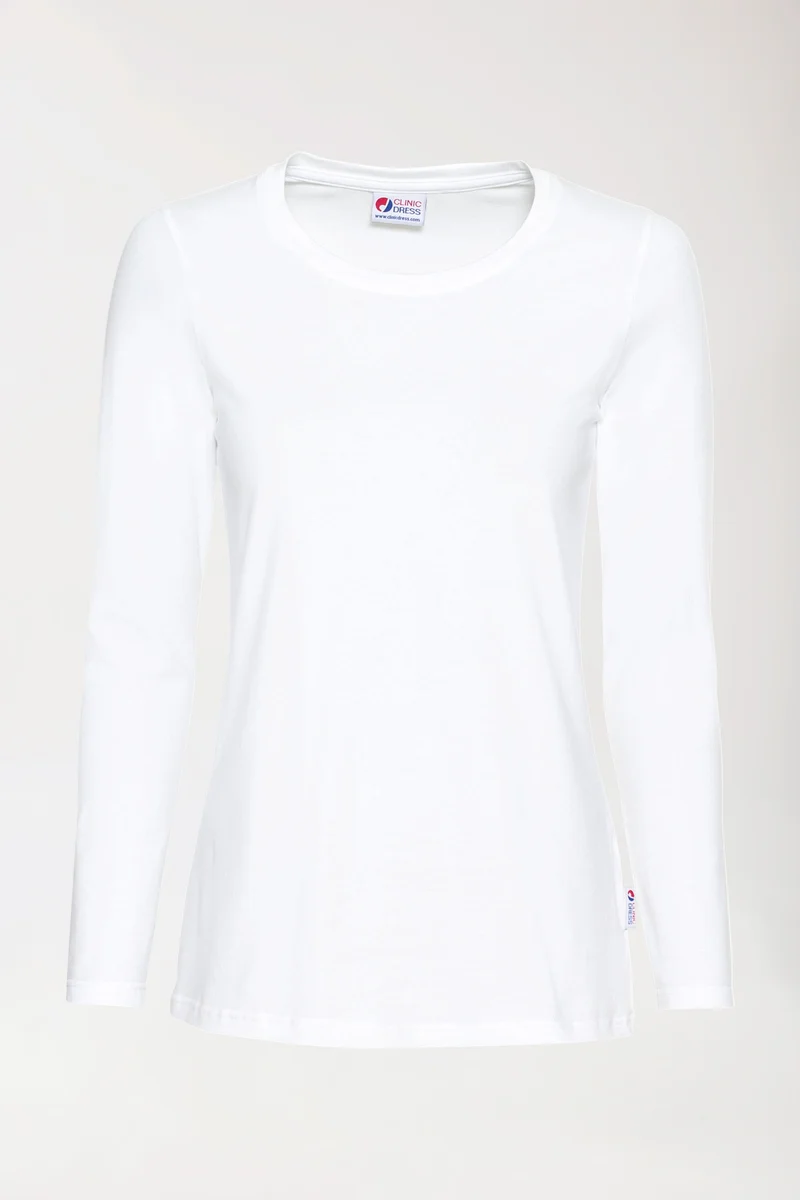 CORE Shirt Damen - 1/1 Arm weiß