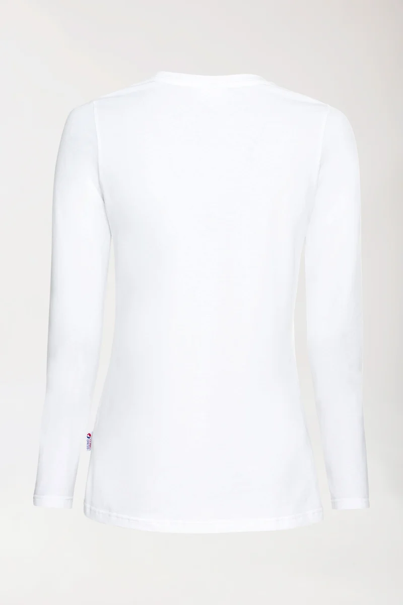 CORE Shirt Damen - 1/1 Arm weiß
