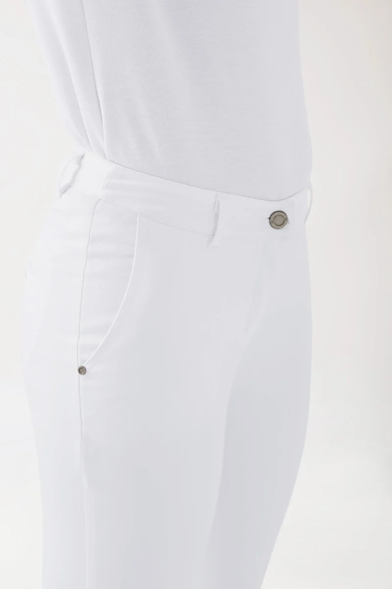 COMFY FLEX Hose Damen - Chino Style weiß