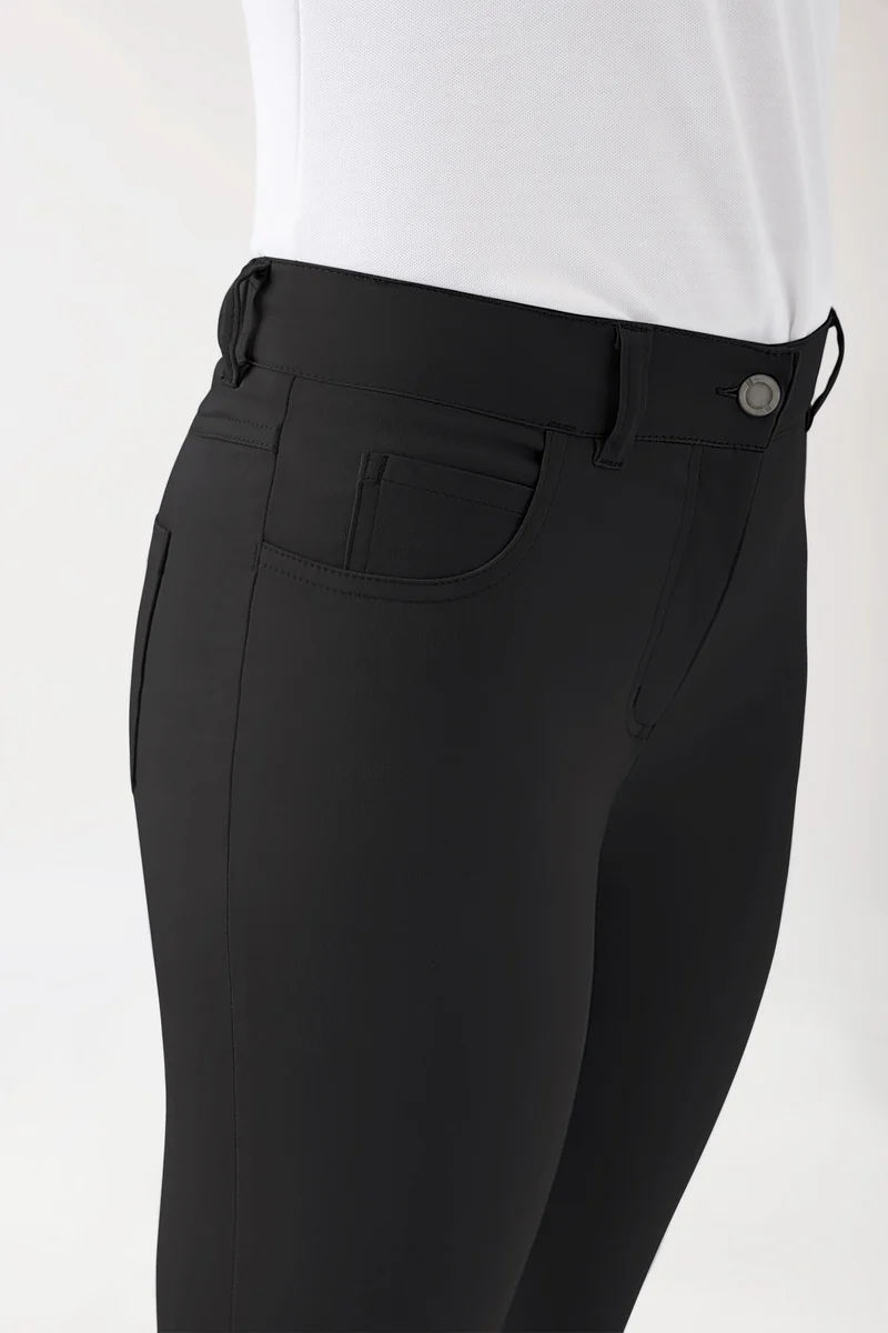 COMFY FLEX 5-Pocket Hose Damen - schlankes Bein schwarz